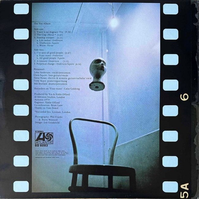 Yes – The Yes Album (LP, Album, Limited Edition, Blue [Sea Blue] Vinyl)