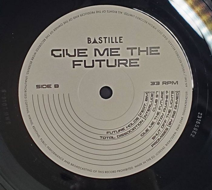 Платівка Bastille – Give Me The Future|Бастилія-Подаруй мені майбутнє