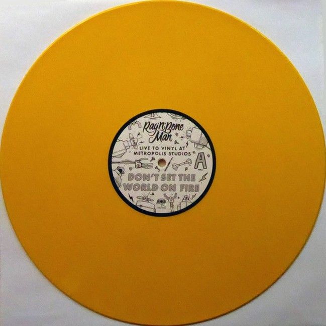 Rag'n'Bone Man – Live To Vinyl At Metropolis Studios (12", 45 RPM, Single, Limited Edition, Yellow Vinyl)