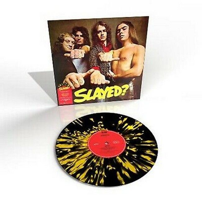 Slade – Slayed? (LP, Album, Reissue, Stereo, Yellow and Black Splatter Vinyl)