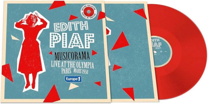 Edith Piaf – Musicorama - Live At The Olympia Paris (Mars 1958) - Europe 1 (LP, 45 RPM, Album, Red Vinyl)