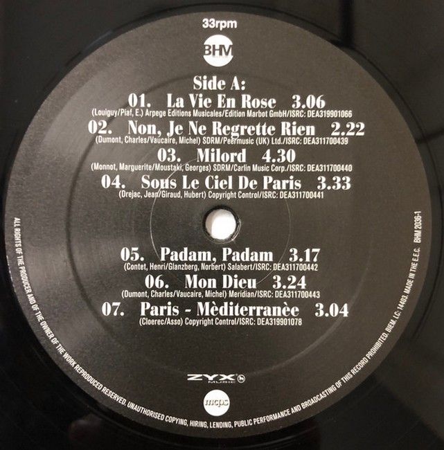 Edith Piaf – La Vie En Rose: The Collection (LP, Compilation, Vinyl)