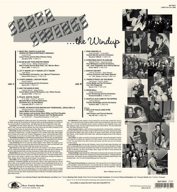 Various Artists - Santa Swings The Windup (A Stocking Full Of Shellac Dust) (LP, Compilation, Red)