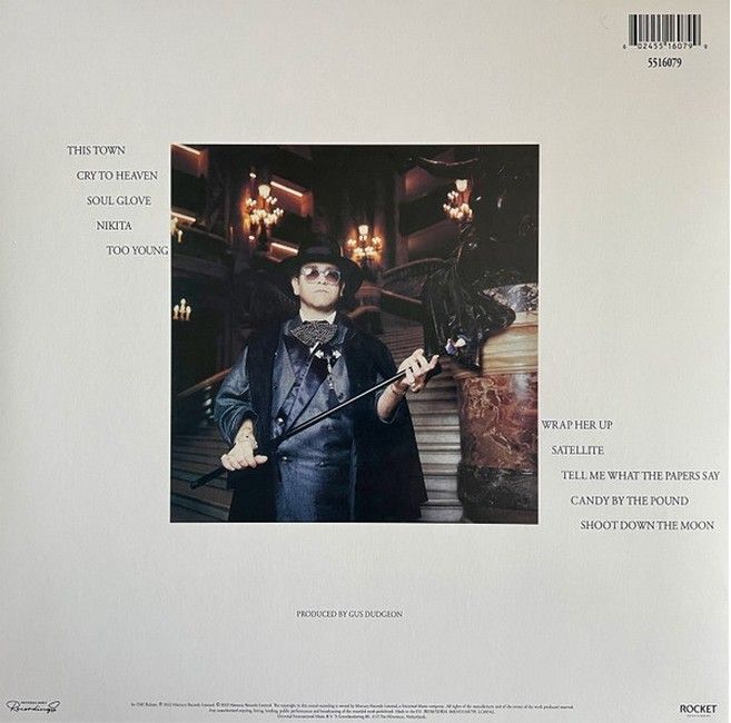 Elton John – Ice On Fire (LP, Album, 180g, Vinyl)