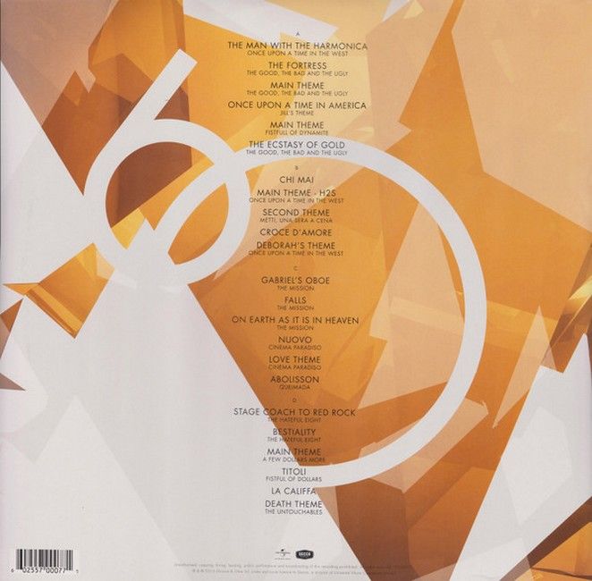 Ennio Morricone – 60 Years of Music (2LP, Album, Compilation, Stereo, Gatefold, 180 grams., Vinyl)