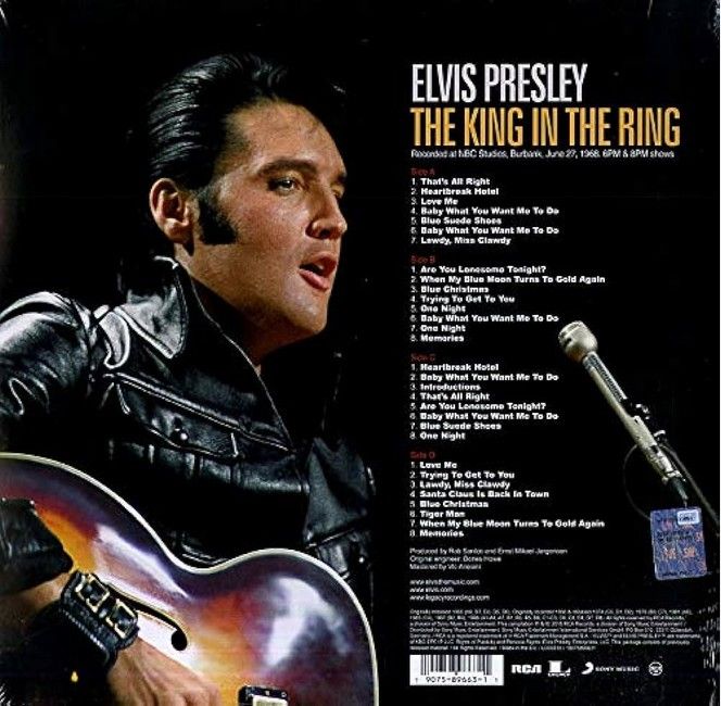 Elvis Presley – The King In The Ring (2LP, Album, Compilation, Vinyl)