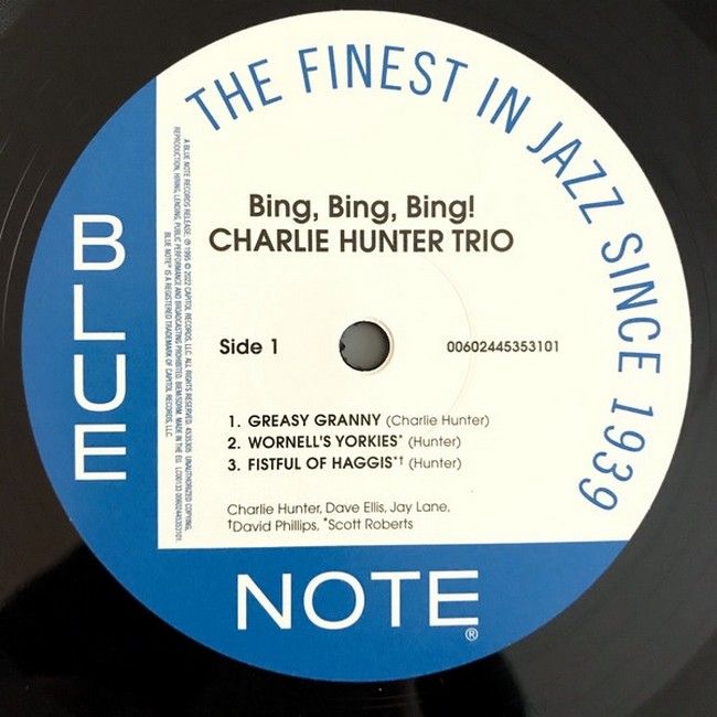Charlie Hunter Trio – Bing, Bing, Bing! (2LP, Album, Reissue, Stereo, 180g, Vinyl)