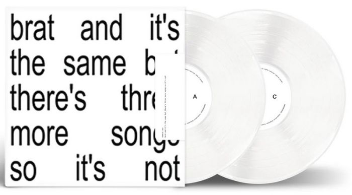 Charli XCX – Brat And It's The Same But There's Three More Songs So It's Not (2LP, Album, Deluxe Edition, White Vinyl)