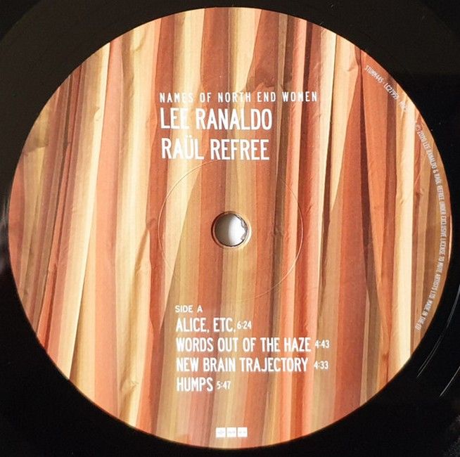 Lee Ranaldo & Raul Refree – Names Of North End Women (LP, Album, Vinyl)