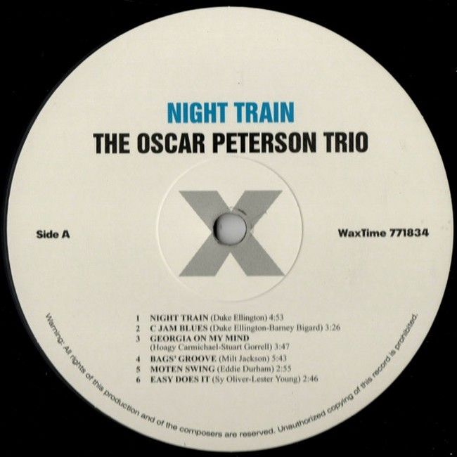 The Oscar Peterson Trio – Night Train (LP, Album, Reissue, Remastered, Vinyl)