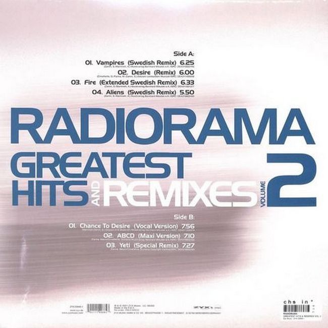 Radiorama – Greatest Hits & Remixes Vol. 2 (Vinyl)