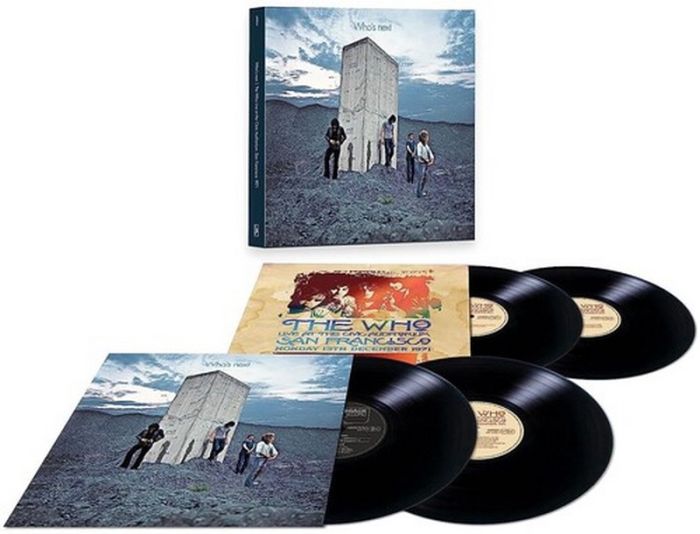 The Who – Who's Next, The Who Live At The Civic Auditorium, San Francisco 1971 (Box-Set, 4LP, Deluxe Edition, Remastered, Vinyl)