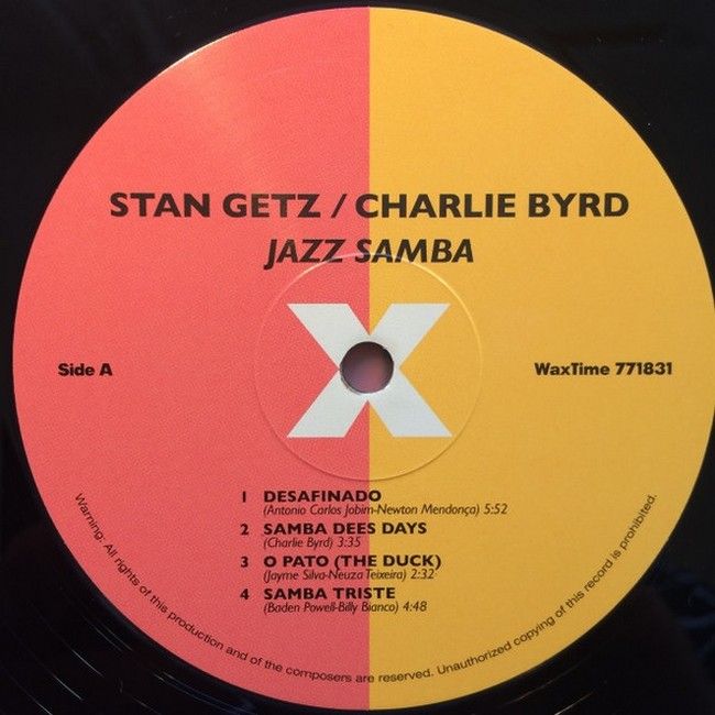 Stan Getz, Charlie Byrd – Jazz Samba (LP, Album, Limited Edition, Vinyl)