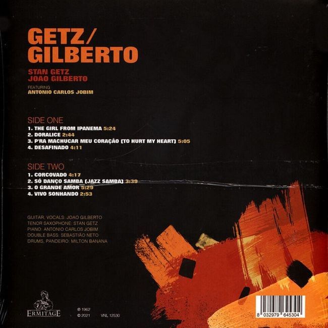 Stan Getz / Joao Gilberto Featuring Antonio Carlos Jobim – Getz / Gilberto (Vinyl)