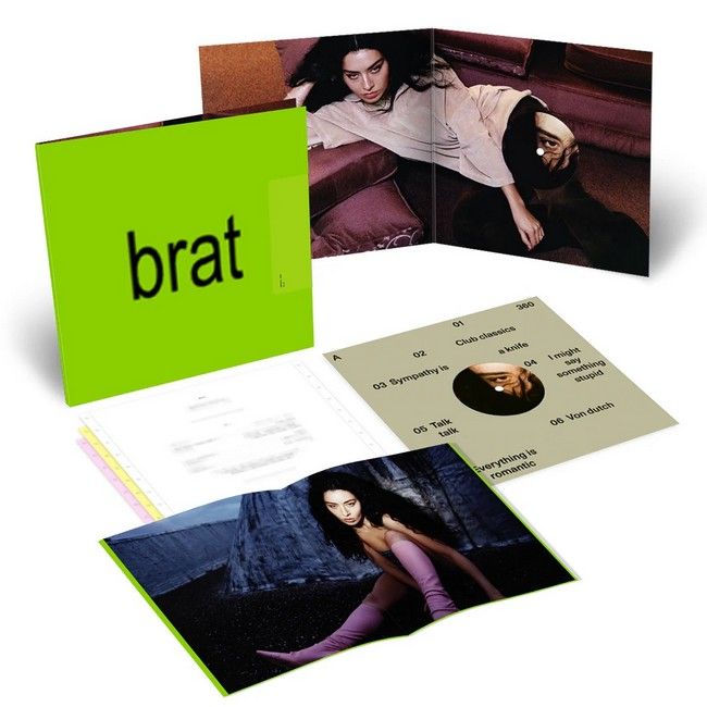 Charli XCX – Brat (LP, Album, Black Ice Vinyl)