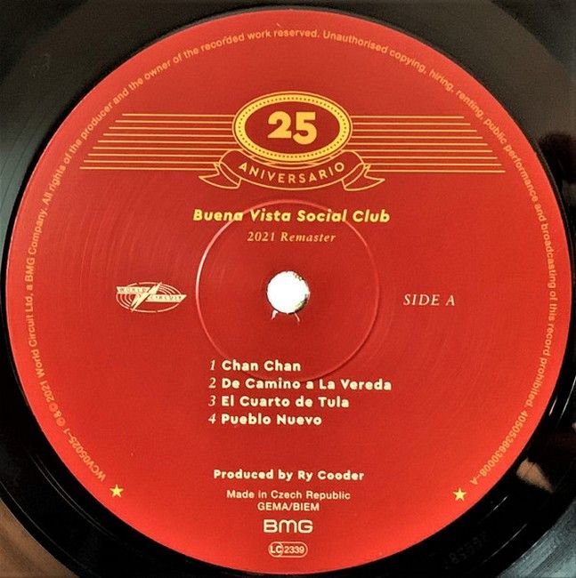 Buena Vista Social Club – Buena Vista Social Club (2LP, 2CD, Album, Reissue, Remastered, Vinyl)
