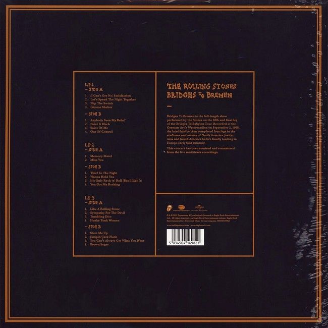 Платівка The Rolling Stones – Bridges To Bremen|Роллінг Стоунз-Мости до Бремена(3xLP)