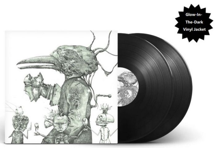 Korn – Untitled (2LP, Album, Deluxe Edition, Limited Edition, Glow in the Dark Jacket Vinyl)