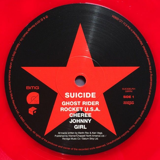 Suicide – Suicide (LP, Album, Deluxe Edition, Limited Edition, Reissue, Red Vinyl)