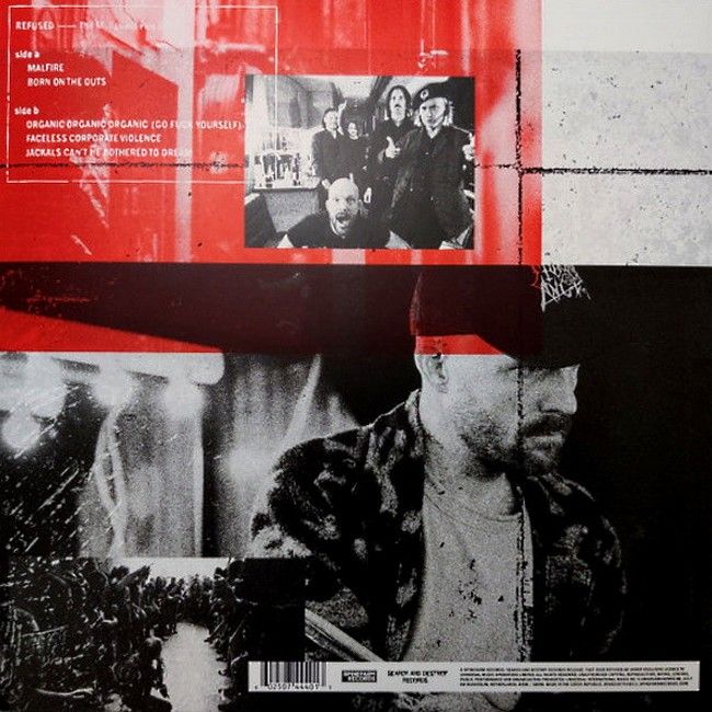 Refused - Malignant Fire (EP, 12", 45 RPM, Vinyl)