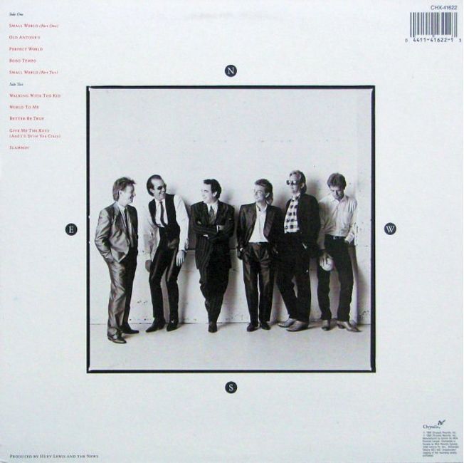 Платівка Huey Lewis & The News – Small World|Хьюї Льюїс і новини-Маленький світ