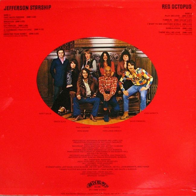 Jefferson Starship – Red Octopus