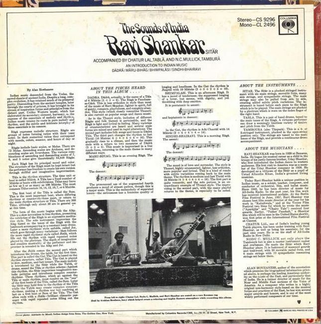 Платівка Раві Шанкар – Звуки Індії | Ravi Shankar – The Sounds Of India