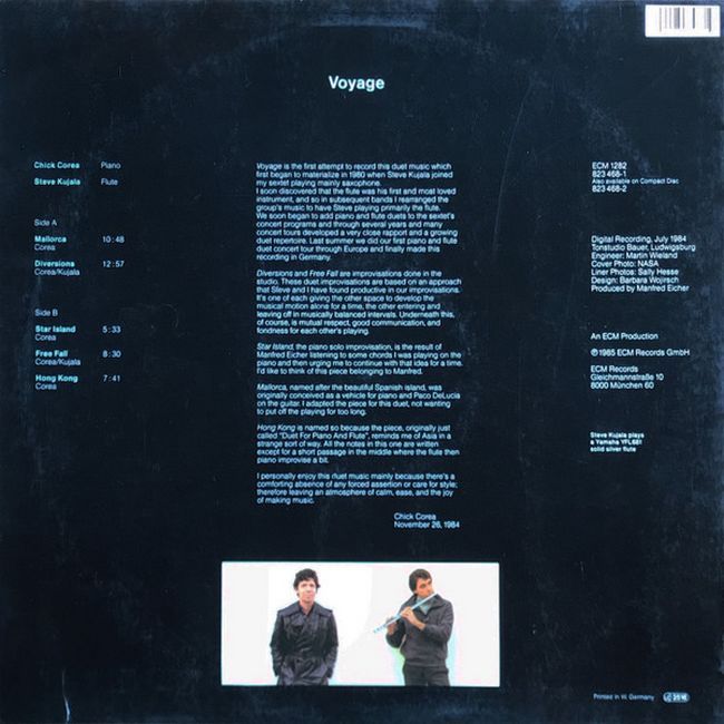 Chick Corea, Steve Kujala – Voyage (Vinyl)