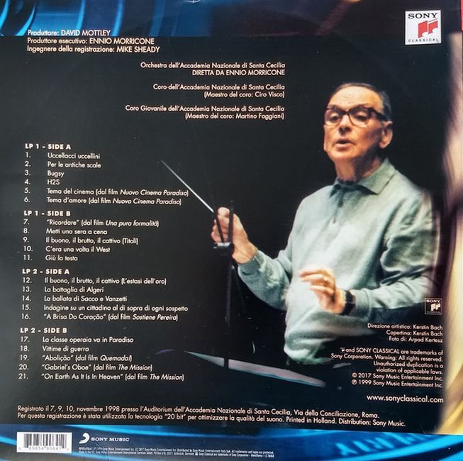 Платівка Ennio Morricone, Orchestra & Coro dell'Accademia Nazionale di Santa Cecilia – Cinema Concerto (Ennio Morricone A Santa Cecilia)