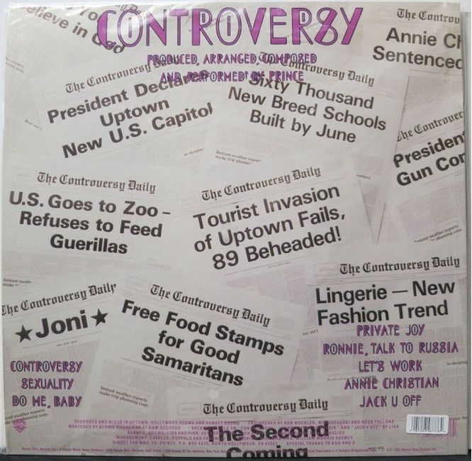 Prince – Controversy (LP, Album, Reissue, Vinyl)