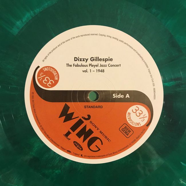 Dizzy Gillespie – The Fabulous Pleyel Jazz Concert vol. 1 - 1948 (Vinyl)