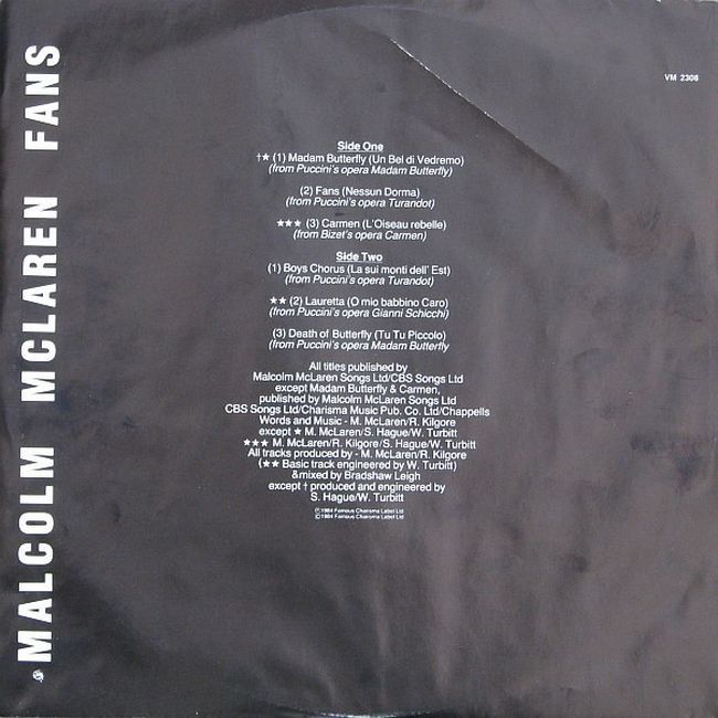 Malcolm McLaren – Fans (Vinyl)