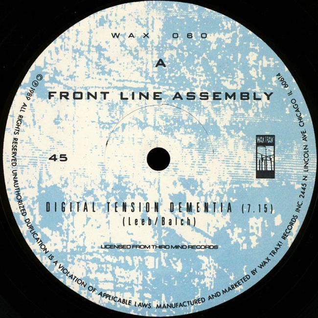 Платівка Front Line Assembly – Digital Tension Dementia