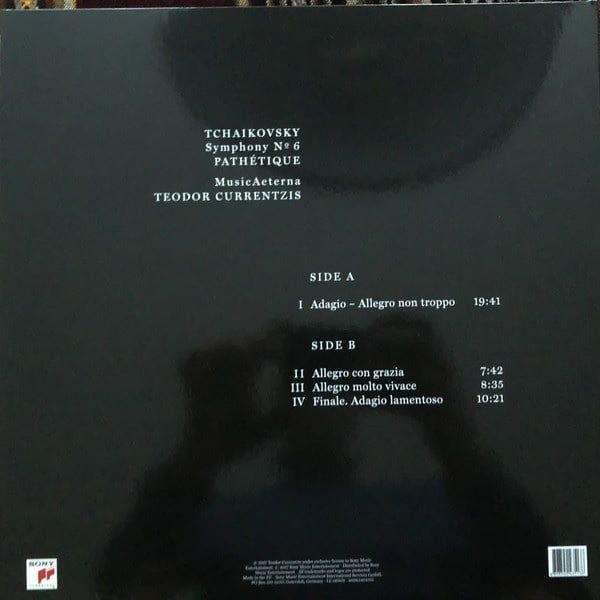Tchaikovsky – MusicAeterna, Teodor Currentzis – Symphony N 6 Pathetique (Vinyl)