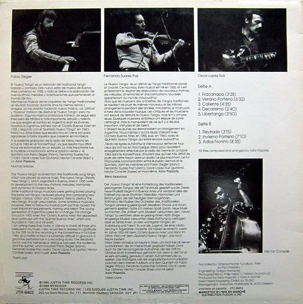 Платівка Astor Piazzolla Y Su Quinteto Tango Nuevo – Live In Wien Vol. 1