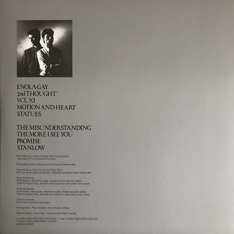 Платівка Оркестрал Манюверс Ін Зе Дарк |Orchestral Manoeuvres In The Dark – Organisation