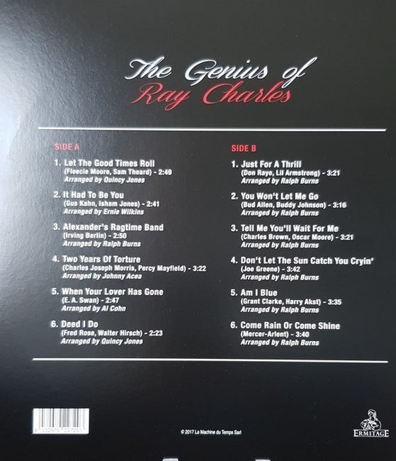 Ray Charles – The Genius Of Ray Charles (Vinyl)