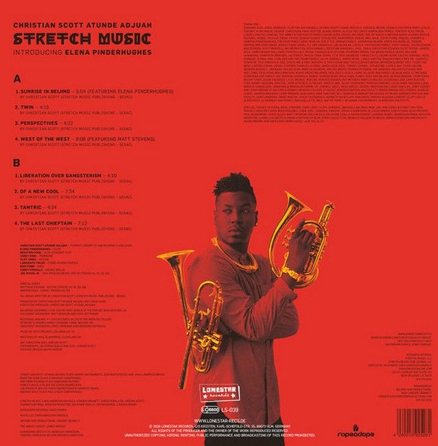 Christian Scott aTunde Adjuah Introducing Elena Pinderhughes – Stretch Music  (LP, Album, Repress, Vinyl)
