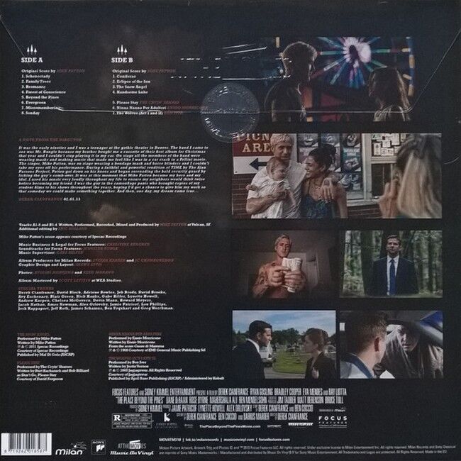 Платівка Mike Patton – The Place Beyond The Pines(Music From The Motion Picture)|Майк Паттон-Місце за соснами(Музика з фільму)