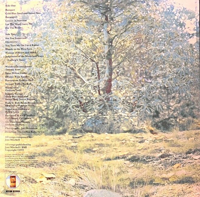 Платівка Joni Mitchell – For The Roses|Джоні Мітчелл-Для Троянд