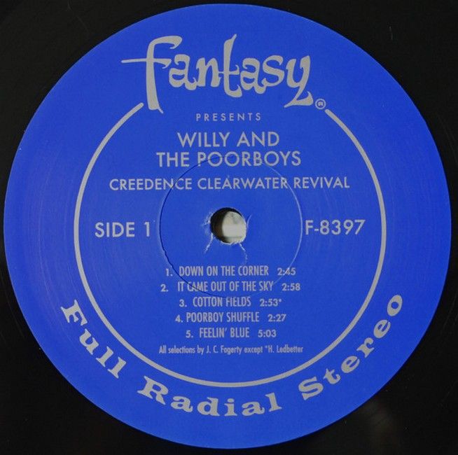Creedence Clearwater Revival – Willy And The Poor Boys (LP, Album, Reissue, Vinyl)