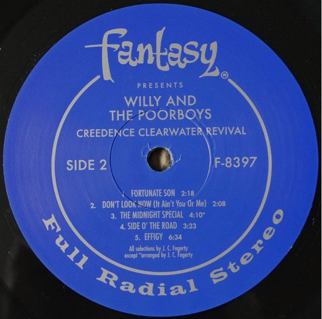 Creedence Clearwater Revival – Willy And The Poor Boys (LP, Album, Reissue, Vinyl)