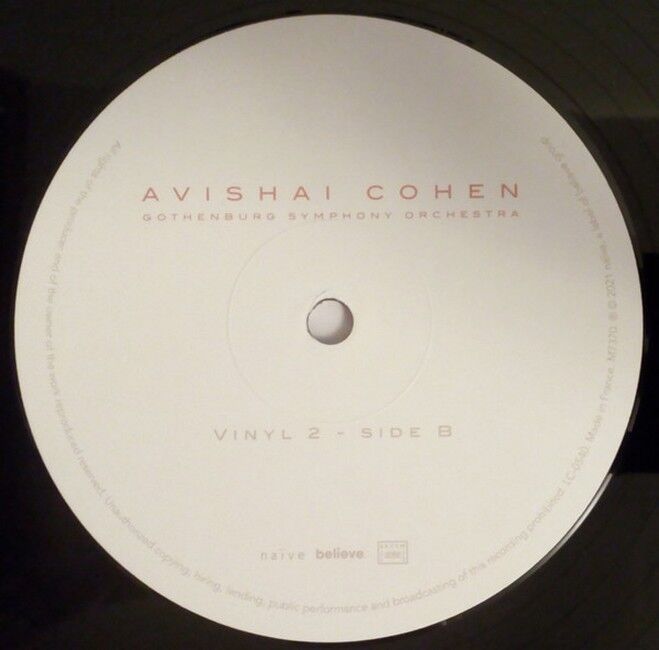 Платівка Avishai Cohen, Gothenburg Symphony Orchestra Conducted By Alexander Hanson – Two Roses|Авішай Коен, Гетеборзький симфонічний оркестр, диригент Олександр Хенсон-Дві троянди(2xLP)