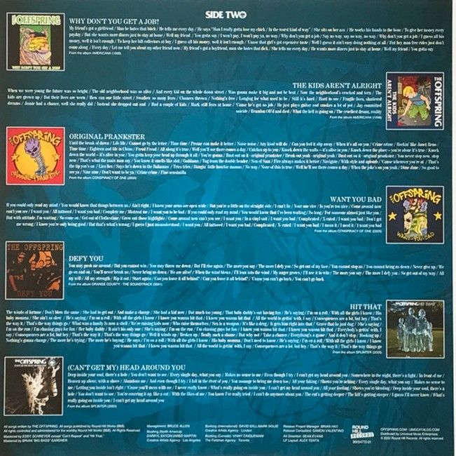 The Offspring – Greatest Hits (Record Store Day, Compilation, Reissue, Stereo, Blue Translucent Vinyl)