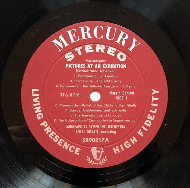 Moussorgsky, Minneapolis Symphony Orchestra, Antal Dorati – Pictures At An Exhibition / Prelude And Dance Of The Persian Slaves From "Khovanshchina" (Vinyl)