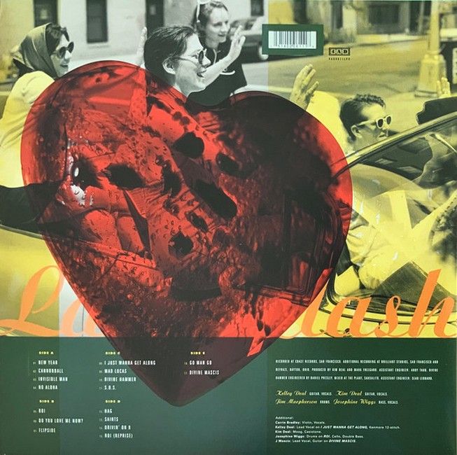 The Breeders – Last Splash (2LP+EP, 12", 45 RPM, Album, Reissue, Remastered, Single Sided, Etched, All Media, Limited Edition, Vinyl)