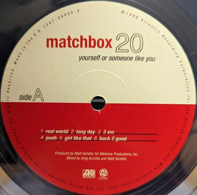 Matchbox 20 – Yourself Or Someone Like You(The Original 1972 Rockfield Recordings For U.A.) (LP, Album, Limited Edition, Reissue, Clear, Vinyl)