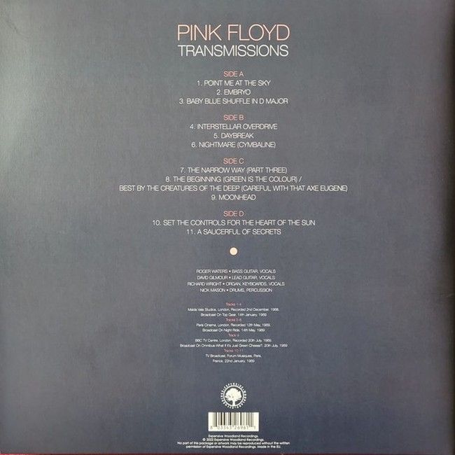 Pink Floyd – Transmissions (2LP, Compilation, Vinyl)