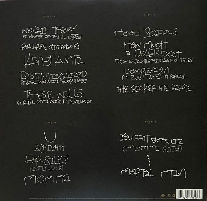 Kendrick Lamar – To Pimp A Butterfly (2LP, Album, Reissue, 10th Anniversary, Vinyl)