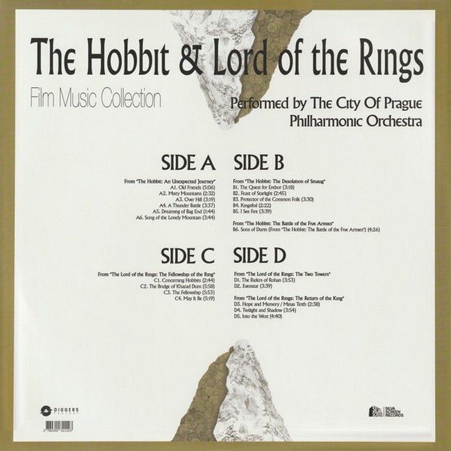 The City of Prague Philharmonic Orchestra – The Hobbit & The Lord Of The Rings Film Music Collection (2LP, Compilation, Limited Edition, Vinyl)